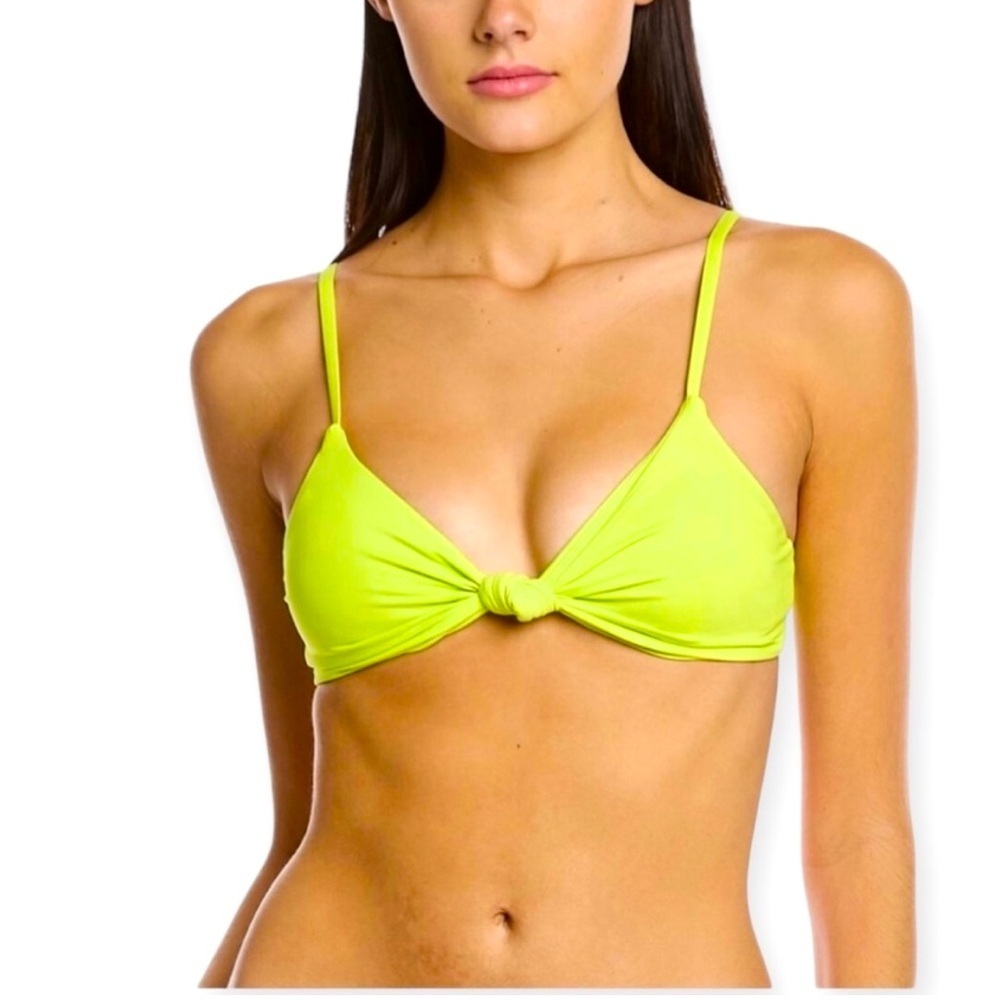 Andie Lime / Chartreuse Bikini Top